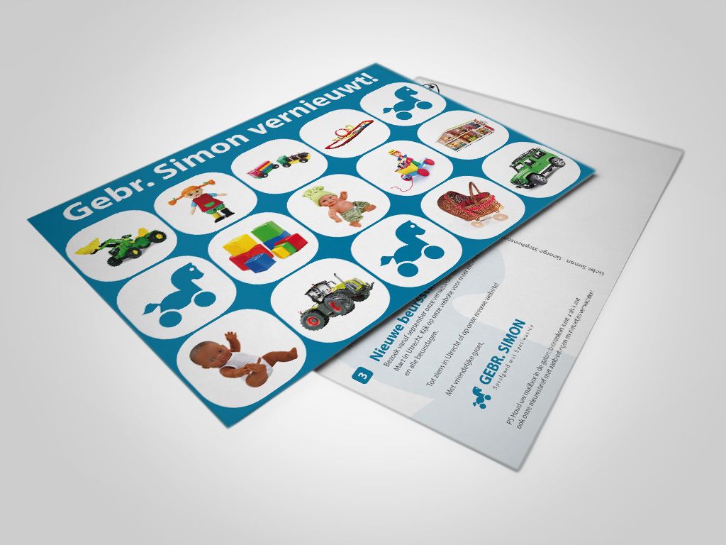 Flyer voor Gebr. Simon, ontworpen door Rootz Media
