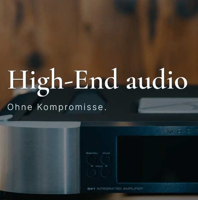 Duitse homepage van Novus Audio: High-End audio, ohne Kompromisse