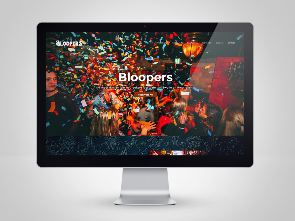 Café Bloopers Website