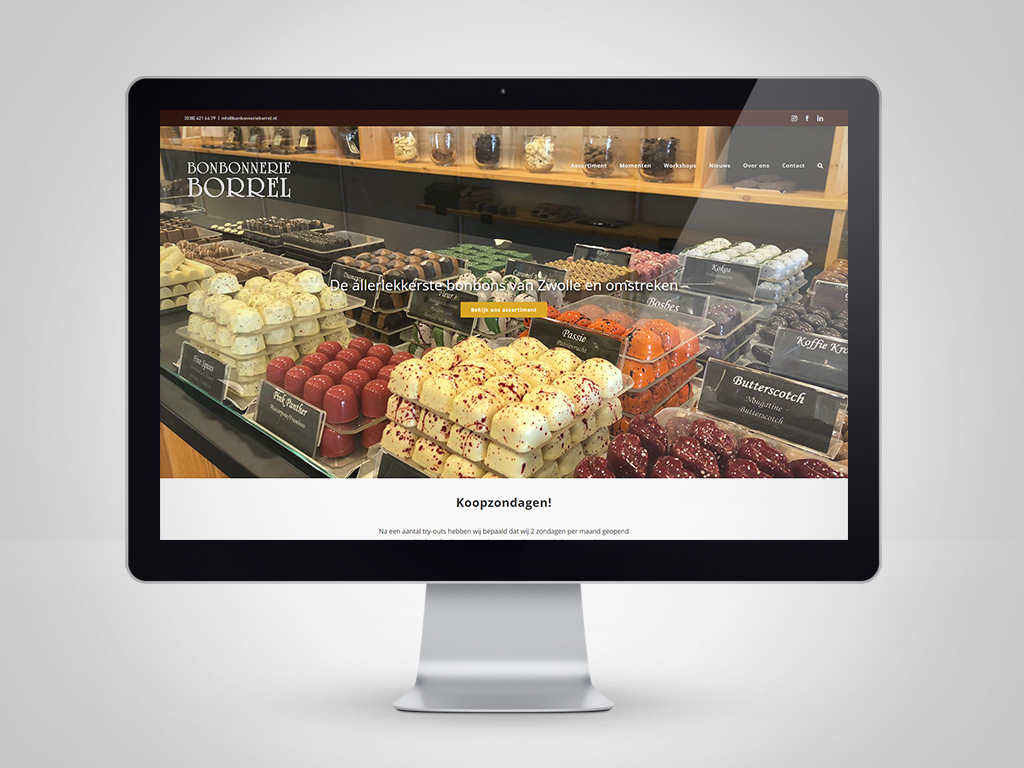 Bonbonnerie Borrel Website