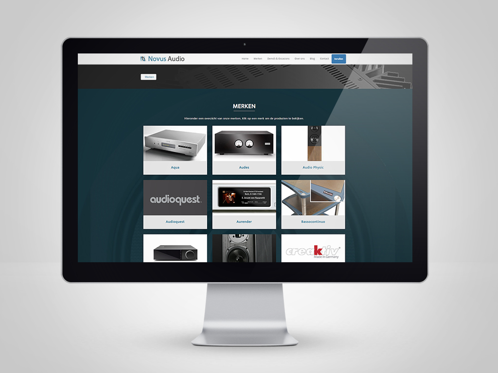 Novus Audio Website