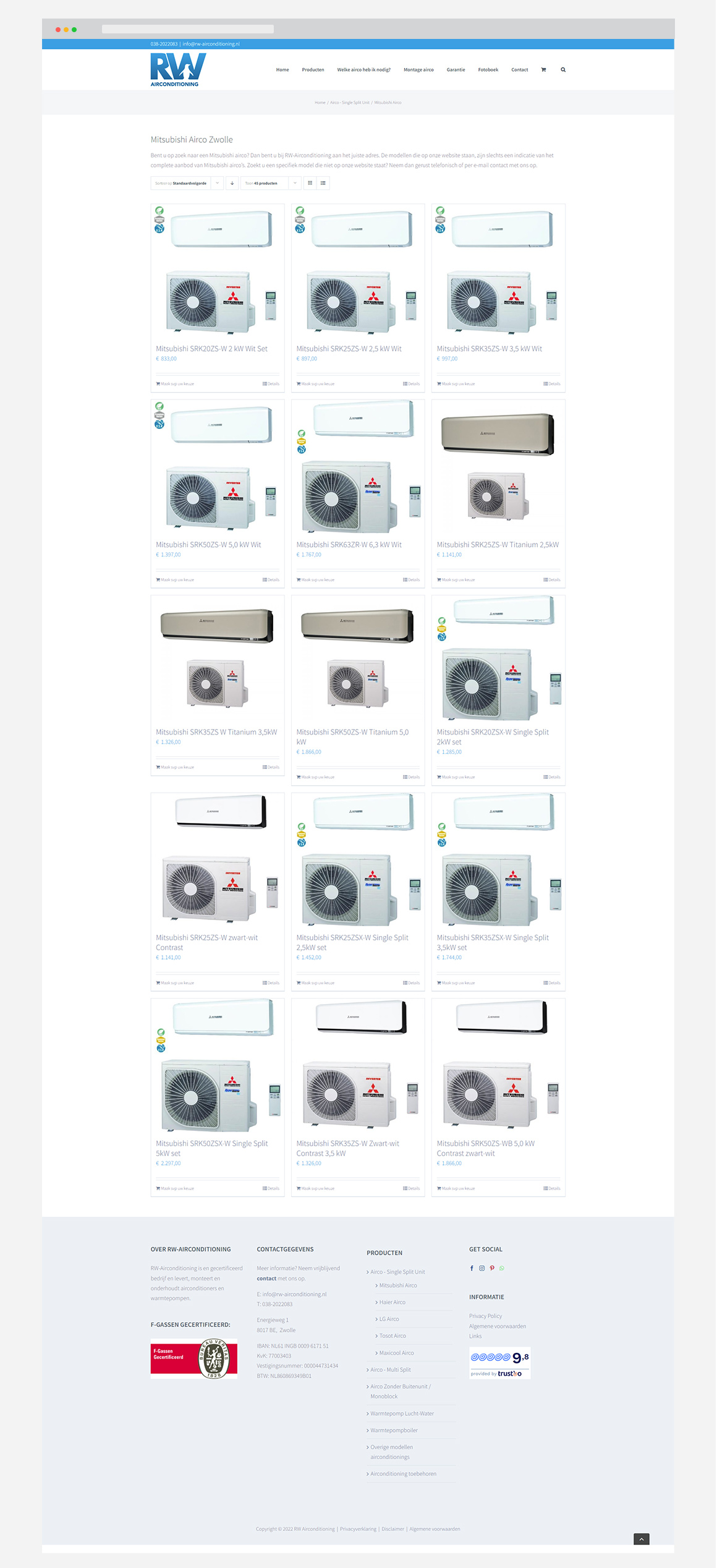 RW-Airconditioning Webshop